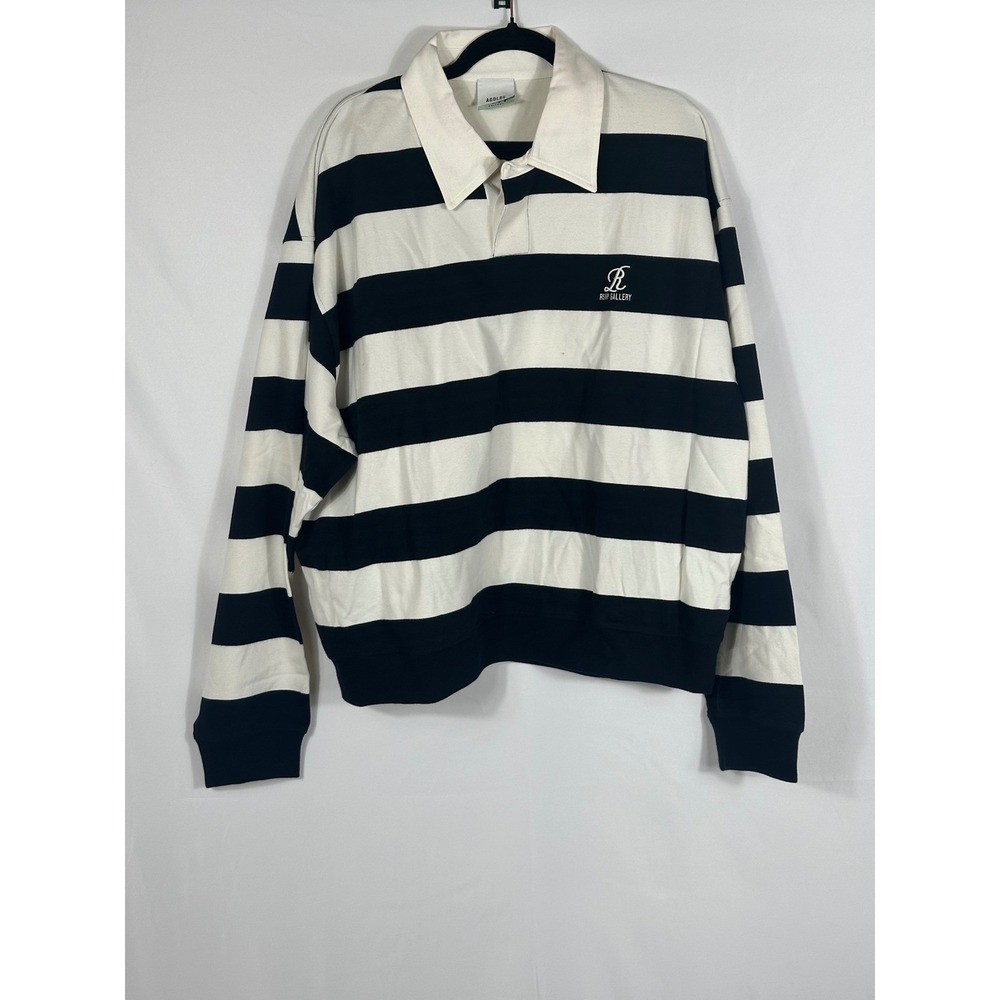 AGOLDE x RSVP Gallery Cotton Long Sleeve Polo Men's XL - NWOT - MSRP $348